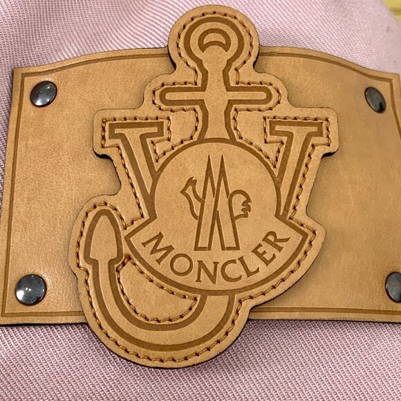 Moncler Pink Puffer Jacket With Shearling Collar Womens - Picture 5 of 8